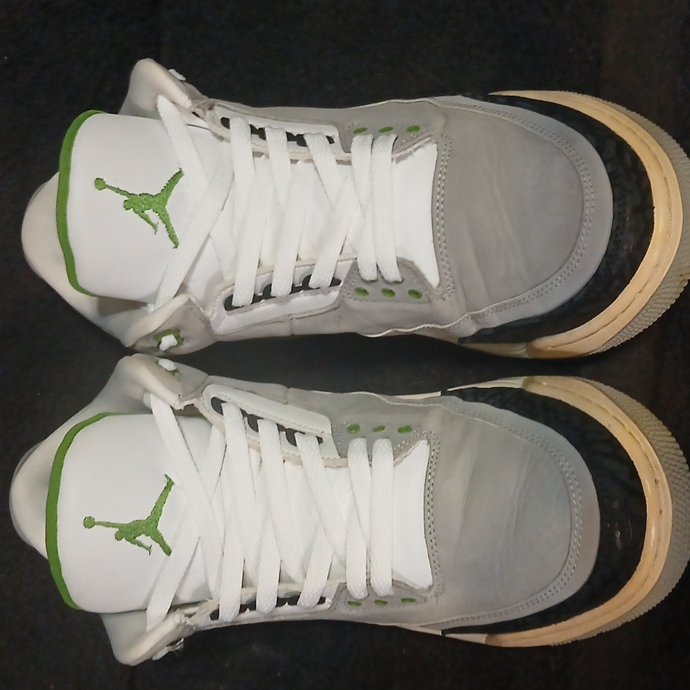 Air Jordan 3 Retro (CHLOROPHYLL) Mens-11.5 ,100% Authentic! - Picture 2 of 12